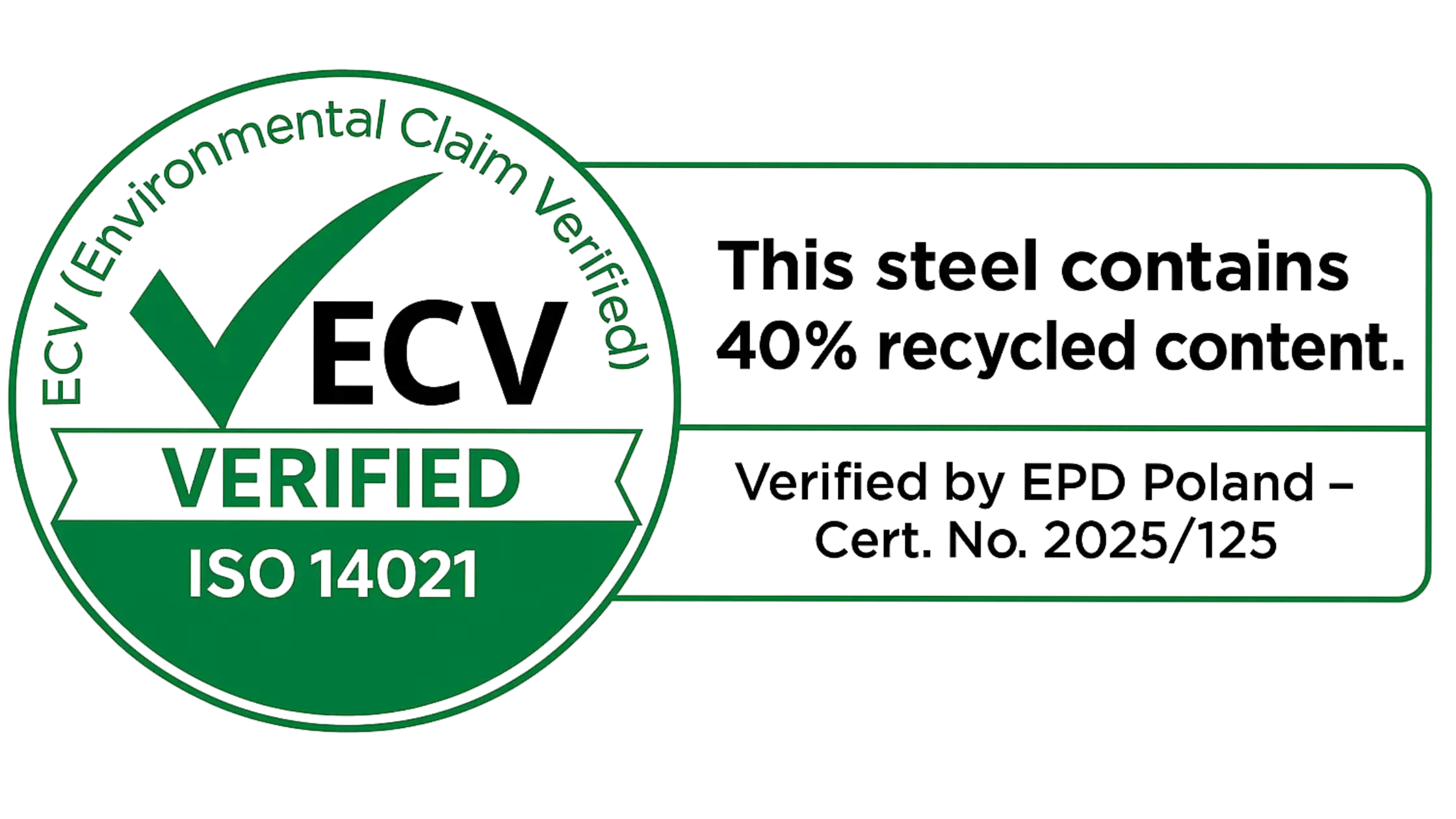 Znak Zgodności ECV - Environmental Claim Verified