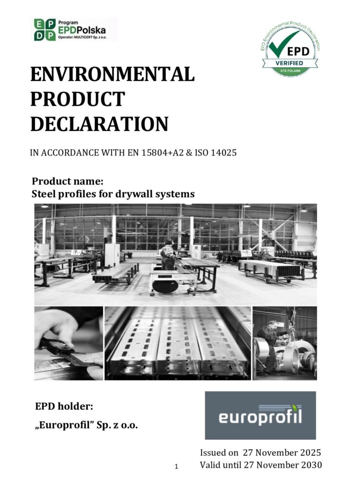 thumbnail of EPD-P 05.11.2025_Europrofil_Steel profiles for drywall systems