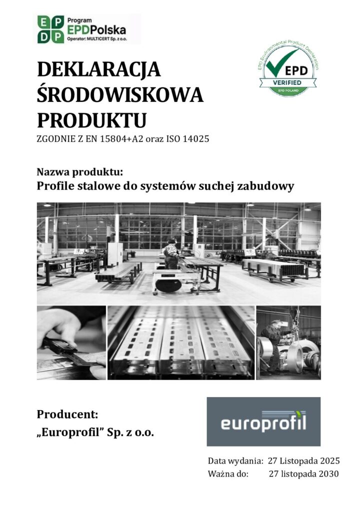 thumbnail of EPD-P 05.11.2025_PL_Europrofil_Profile stalowe do systemów suchej zabudowy