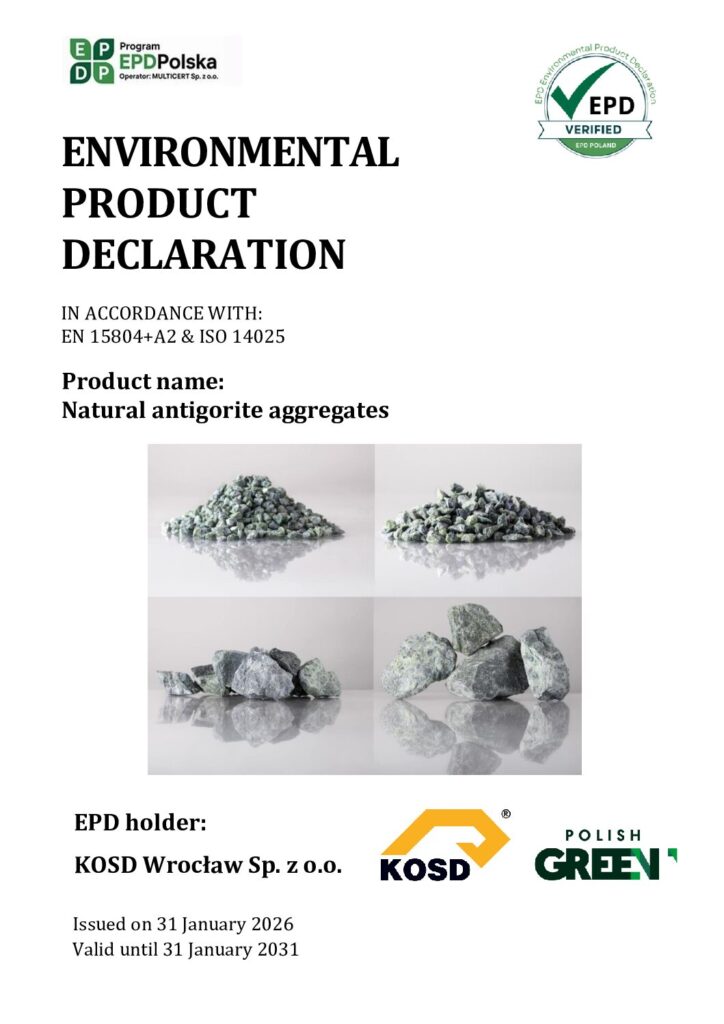 thumbnail of EPD-P 01.01.2026_KOSD Wroclaw Natural antigorite aggregates