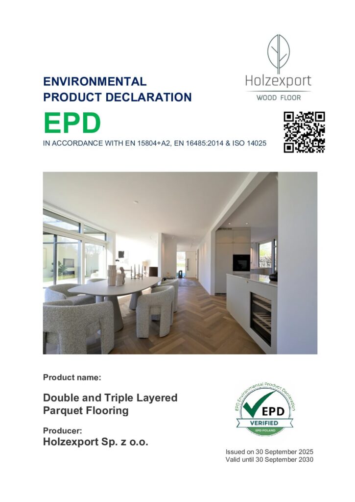 EPD-P 05.09.2025_Holzexport_Double and Triple Layered Parquet Flooring cover